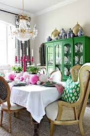 Easter Table Spring Tablescape Colorful Dining Room Dimples And Tangle Dining Room Table Centerpieces Dining Room Table Decor Dining Room Colors