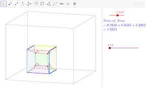 The cube is a right rectangular parallelepiped with squares as bases. Simulation Of Minimal Surface Of Soap Cube Geogebra