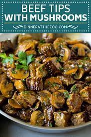 Beef Tips With Mushroom Gravy Recipe Steak Tips Beef Steak Mushrooms Gravy Comfortfood Dinner Beef Steak Recipes Beef And Mushroom Recipe Beef Dinner