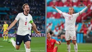 Mikkel damsgaard (denmark) from a free kick with a right footed shot to the high centre of the goal. 8ehgb U39eghm