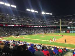 Globe Life Park In Arlington Section 35 Home Of Texas Rangers