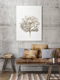 Coral Sea Fan Sea Watercolour Painting Living Room Decor Abstract Water Tree Beige Brown Wall Decoration Fan Art Print Illustration Living Room Decor Etsy Natural Home Decor Living Room Paint