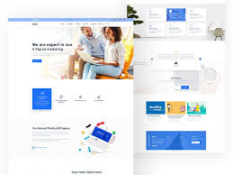 Digital Marketing Home Page Concept Digital Marketing Seo Digital Marketing Digital