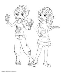 Coloring is a great way to spend quality time with your child or anyone and it is fun. Mia And Olivia Coloring Page Coloring Pages Printable Com