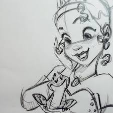 Steven Thompson On Instagram Sketch For A Friend S Daughter She Loves Tiana And Who Can Say No To That Disney Sketches Princess Drawings Disney Drawings