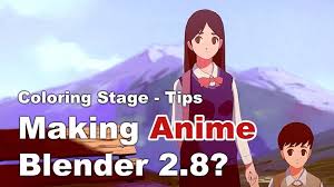 2d Animation In Blender 2 8 Coloring Stage Blender Tutorial 2d Animation Blender