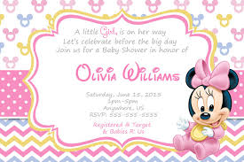 30 free minnie mouse invitations. Baby Minnie Baby Shower Invitations Chevron Invitaciones Minnie Tarjeta De Cumpleanos Minnie Tarjetas De Invitacion Minnie