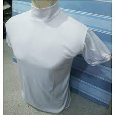 Abu tua , putih, hitam, dongker, merah marun. Kaos Putih Polos Leher Tinggi Shopee Indonesia