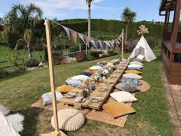 Boho Inspired Outdoor Picnic Perfect For A Baby Shower Bridal Shower Or Birthday Joy Co Creates Bea Picnic Baby Showers Outdoor Picnics Picnic Birthday Party