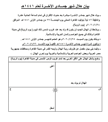 البحوث الفلكية تكشف ظروف رؤية هلال جمادى الأخر وموعد أول أيامه