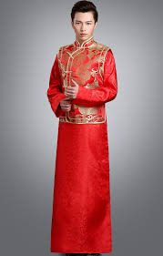 Qipao is neither traditional to han chinese, nor to today however in malaysia they are all malaysians and they all share the same cultural heritage of being malaysian and thus because at the point of. Traditional Chinese Wedding Dress And Groom Wear Set Onesimplegown Com