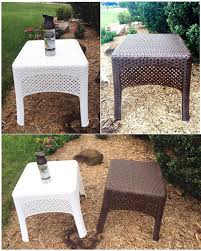 All Surface Satin Espresso Brown Spray Paint And Primer In One Transform Plastic Furniture To Wicker Outdoor Wicker Furniture Painted Wicker Patio Decor