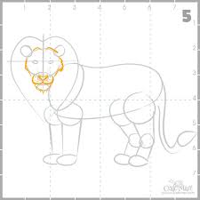 The top of the muzzle will be a little longer than. A Simple Lion Drawing With Easy Step By Step Guides Craft Mart