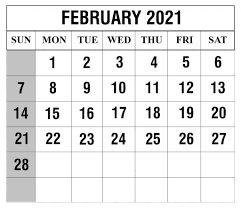 This february 2021 calendar can be printed on an a4 size paper. Printable February 2021 Calendar Us In 2021 Free Printable Calendar Monthly Calendar Printables Calendar Template