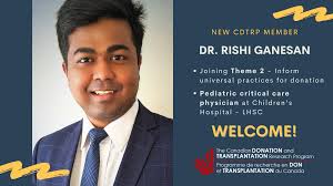 New Member Profile: Dr. Rishi Ganesan, Pediatric critical care physician at  Children's Hospital