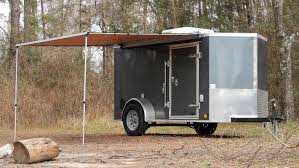I run a 16' cargo trailer with one roof vent and the normal side venting. Travel Trailer Camps Two People For 7k Curbed