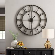Check out our wrought iron clock selection for the very best in unique or custom, handmade pieces from our clocks shops. Large Wrought Iron Wall Clock Wayfair