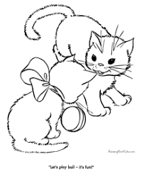 Even though each species has its own distinct looks and characteristics. Kitten And Cat Coloring Sheets