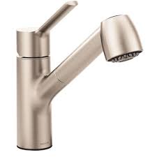 Moen faucet styles guide with top pick's of best moen kitchen faucets in each category. Moen Part 7585srs Moen Method Single Handle Pull Out Sprayer Kitchen Faucet With Power Clean In Spot Resist Stainless Pull Out Spray Kitchen Faucets Home Depot Pro