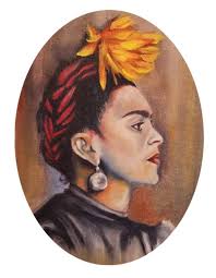 I call her Frida Kahmoo. #paintingwithwool #highlandcow #babyhighlandcow  #fridakahloinspired #needlefelting #grumpycow