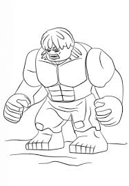 Disegno Di Lego Hulk Da Colorare Disegni Da Colorare E Stampare Gratis