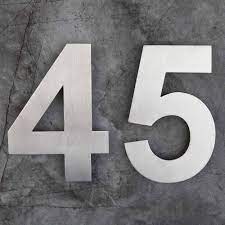 Historically, a carriage house was a large housing structure used for up keeping the horses and carriage. 10 Inch Extra Large Floating House Numbers Door Sign Mounted Stainless Steel 18 8 Brushed Nickel Door Plates Aliexpress
