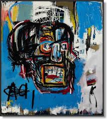 Basquiat painting detail