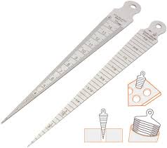 Stretch the tape across your object. Amazon Com Yakamoz Taper Gage 1 32 5 8 Inch 1 15mm Stainless Gap Hole Taper Welding Gauge Test Ulnar Inch Metric Industrial Scientific