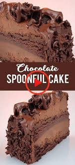 Chocolat Spoonful Gateau In 2020 Cake Recipes Chocolate Desserts Easy Cake Recipes