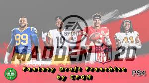 Advanced rankings from 10,000 simulations. Madden 20 Fantasy Draft Franchise By Cpgm Couch Potato General Manager