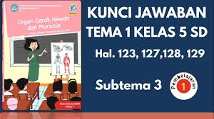 Maybe you would like to learn more about one of these? Kunci Jawaban Tema 1 Kelas 5 Halaman 123 127 128 Dan 129 Youtube