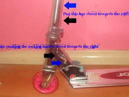 On this instructable i will show you how to do your own blade. How To Lock And Unlock A Razor Scooter Video Dailymotion