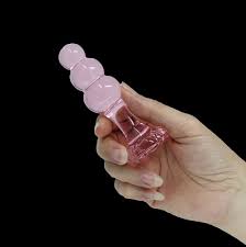 Beaded Pink Glass Anal Butt Plug Dildo Beads Anal Sex Toys for Men Women  Couples | eBay