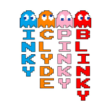 The Names Pacman Ghosts By Fhandom