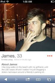 Bumble lets you verify your profile so people know you aren't trying to catfish them. This Guy S Tinder Bio Funny Tinder Profiles Tinder Humor Funny Dating Memes