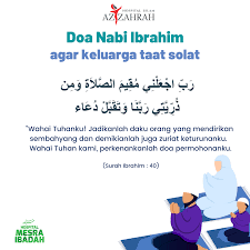 Beliau juga mendapat julukan sebagai bapak para nabi. Doa Nabi Ibrahim Agar Hospital Islam Azzahrah Hiaz Facebook