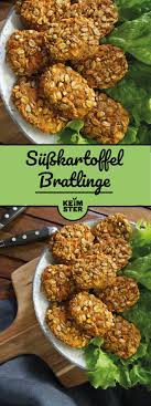 Susskartoffel Bratlinge Mit Keimster Keimster Rezept Gesunde Vegetarische Rezepte Bratlinge Rezepte
