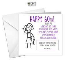 Happy 60th birthday to you! Funny Rude Alternative Sarcastic Birthday Card 60th Birthday Friend Ebay