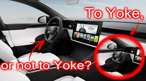 Tesla unveiled its yoke steering wheel on january 27th, 2021, during the release of its q4 2020 earnings call update letter, when the manufacturer revealed updated pictures of the refreshed model. Tesla S Secret Normal Steering Wheel On The Refresh S X Why The Yoke Youtube