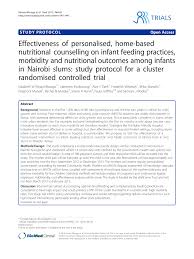Pdf Effectiveness Of Personalised Home Based Nutritional