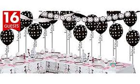 Place mirrors along a black table. Pink Paris Deluxe Party Kit For 16 Guests Party City Paris Theme Party Pink Paris Party Paris Birthday Theme