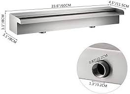 Machabeau Fontaine De La Piscine En Acier Inoxydable 23 6 X 4 5 X 3 1pouces Cascade Fontaine Exterieur Amazon Fr Jardin In 2020 Pool Cascade Office Supplies