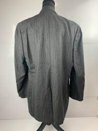 | barrister 100% camel hair felted black gray blue plaid blazer sport jacket 42l. Barrister For Wallachs Mens Suit Coat Gray Wool Tweed Gem