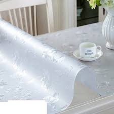 Tablecloth Pvc Table Cloth Waterproof Oil Proof Soft Glass Dining Desk Mats Plastic Table Mat Disposable Tra Plastic Tables Furniture Restoration Table Cloth
