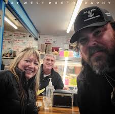 Stopped in earlier today to pickup some to go lunch at Dune Brothers  Seafood at Crescent Park Looff Carousel in Riverside, Rhode Island and ran  into a proud East Providence High School