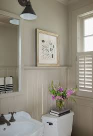 Wainscoting provides the perfect mix of function and style by adorning the lower half of walls while also protecting the wall from scuffs and smudges. Image Result For Wainscoting For Bathroom Walls Coloredwainscotingideas Fauxwainscoting Beadboard Bathroom Painted Wainscoting Cottage Bathroom
