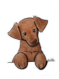 Chocolate lab drawing step by step. Drawing Chocolate Lab Cartoon