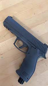 Hdp 50 puissant et réaliste pistolet de défense umarex 11 joules disponible chez armes bastille paris. Nxg Ps 200 Paintball Pistole Ram 11 Joule Cal 50 Reini Rossmann Survival Shop