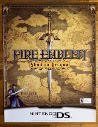 🔥 Fire Emblem Shadow Dragon Nintendo DS Vintage Video Game PROMO Poster 🔥  | eBay