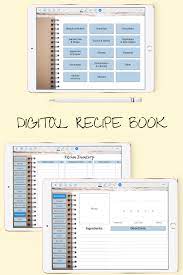 Digital Recipe Organizer Book Goodnote 5 Xodo Notability Cookbook Android Digital Recipe Book Recipe Book Organization Digital Recipe Organization